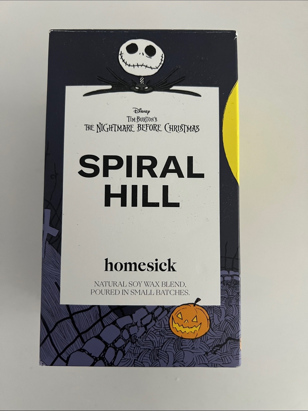 The Nightmare Before Christmas "Spiral Hill" Homesick Candle